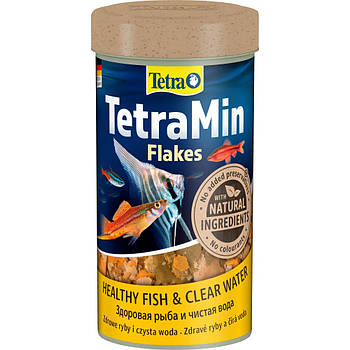 Корм для всіх акваріумних риб у пластівцях Tetra Min Flakes 250 мл/52 г