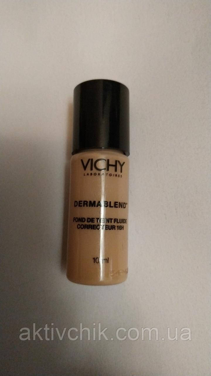 Тональний флюїд для обличчя Vichy Dermablend коригувальний відтінок 25, 10 мл