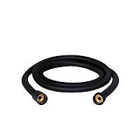 Акційний набір 2+1: Шланг для ручного душу 1600 мм Qtap Hadice QT054BL43074 Black Matt