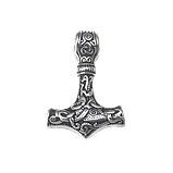 Кулон оберіг - Сокира Вікінгів. Молот Тора - Мьольнір, фото 2