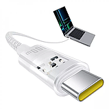 Кабель для зарядки телефона смартфона Baseus Gem Fast-Charging Data Cable Type-C 100W 2m Білий, фото 4
