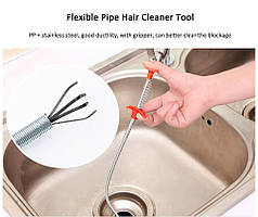 Трос для прочищення труб Drain Dredger 3 метри Сантехнічний трос