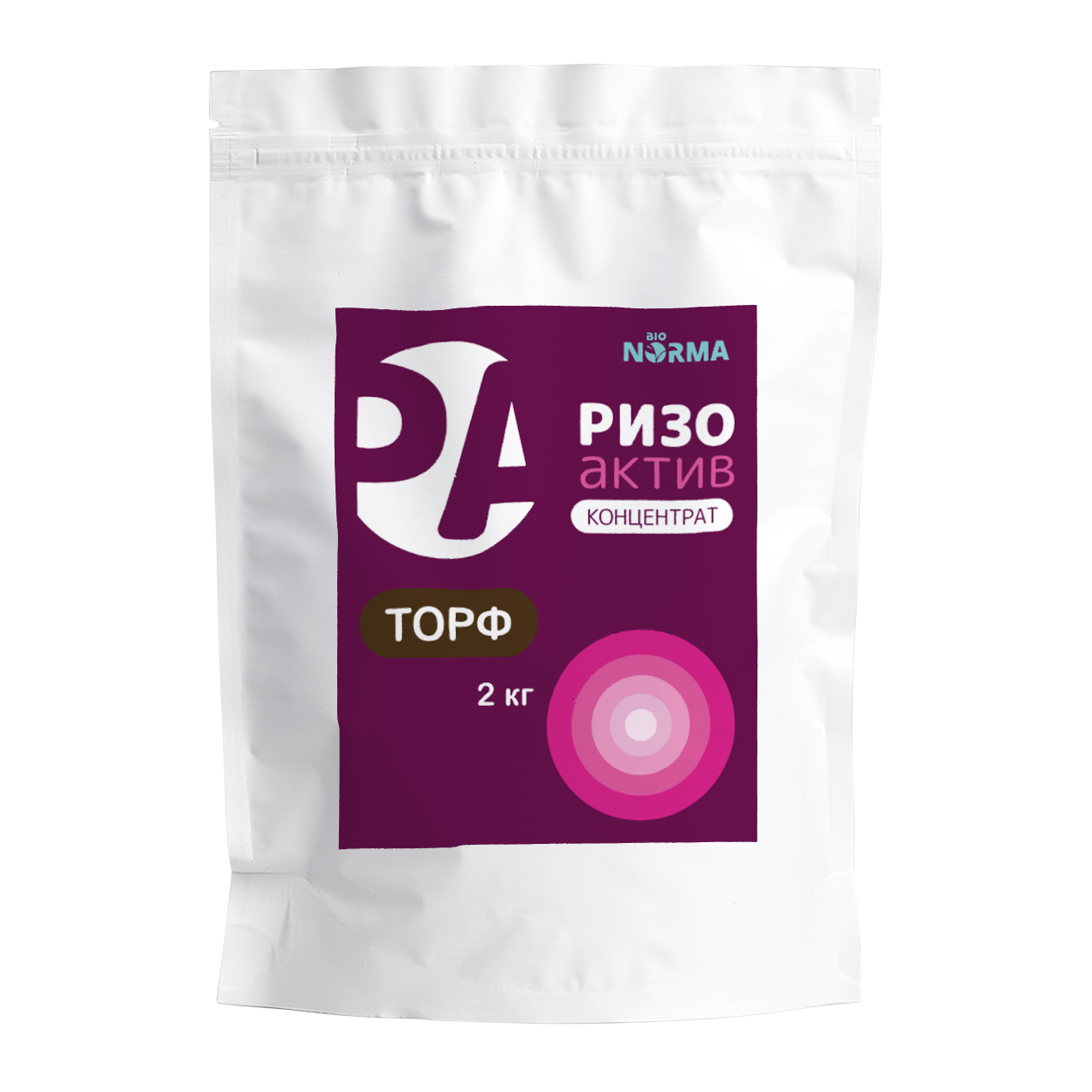 Інокулянт Ризоактив Концентрат Торф Bio Norma (Біо Норма) 2 кг, фото 1