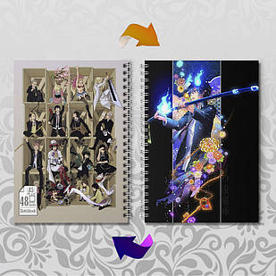 Скетчбук А5 48 л. 150 гр.м² Blue Exorcist / Блакитний Екзорцист 002