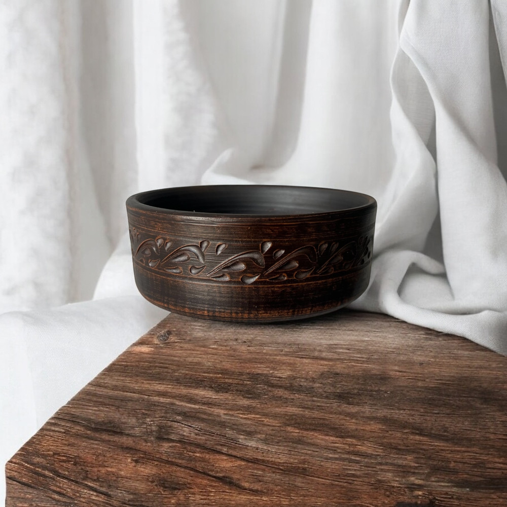 Кеце сковорода 13.5см з червоної глини