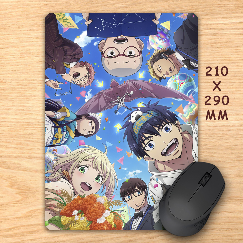 Килимок для миші 210х290 мм Blue Exorcist / Блакитний Екзорцист