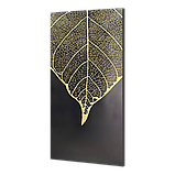 Металокерамічний дизайн-обігрівач UDEN-700 "Золотий лист", фото 2