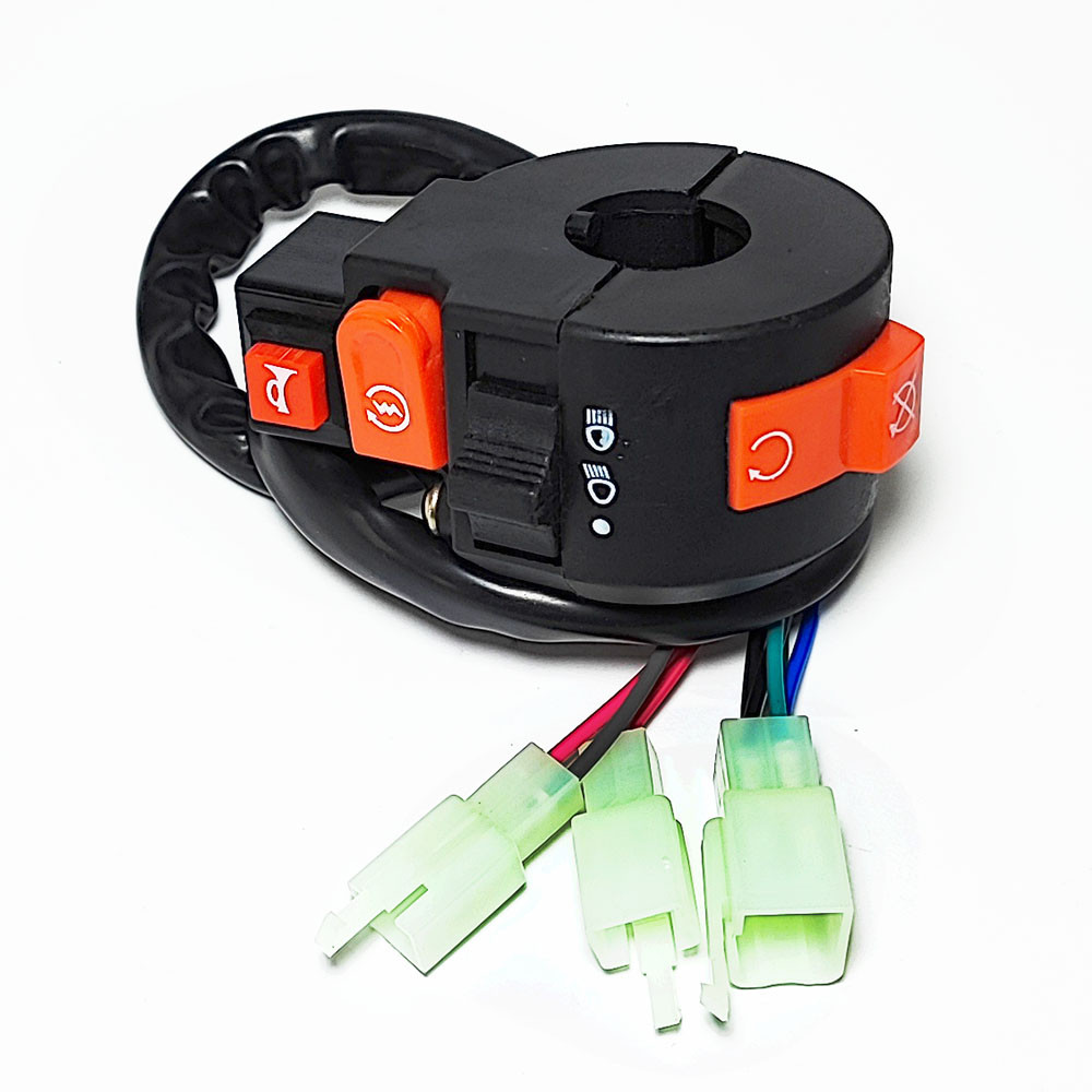 Блок кнопок для керма мототехніки 6+2+2pin