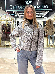 Жіноча куртка-косуха з натуральної шкіри spaydir