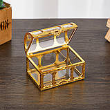 Дитяча скринька для прикрас у стилі піратської скрині 90*60*60мм, фото 6