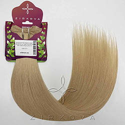 Натуральне Слов'янське Волосся на Тресі 45-50 см 100 грам, Блонд №613