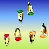 Глазок щитка приладів у зборі ГАЗ 53 ЗІЛ червоний зелений жовтий