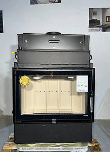 Сталева камінна пічна топка на дровах з водяним контуром DEFRO Home NAVI ME