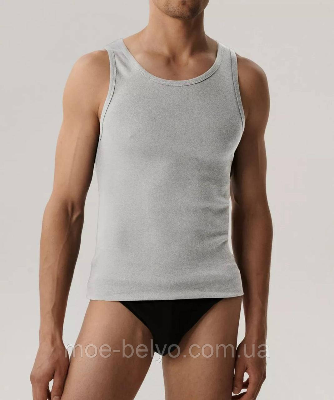 Майка чоловіча atlantic BMV-046 сірий меланж