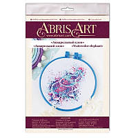 Набір для вишивання хрестиком "Акварельний слон" AHM-048 з п'яльцем