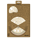 Линейка тактическая M-Tac Ecopybook big Tactical ruler Protractor NATO 10273018, фото 3