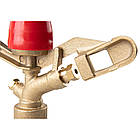 Зрошувач для захисту від замерзання, пульсуючий, латунний GW 3/4" VYR33, (ø33 метров), GKV3340SGW, фото 2