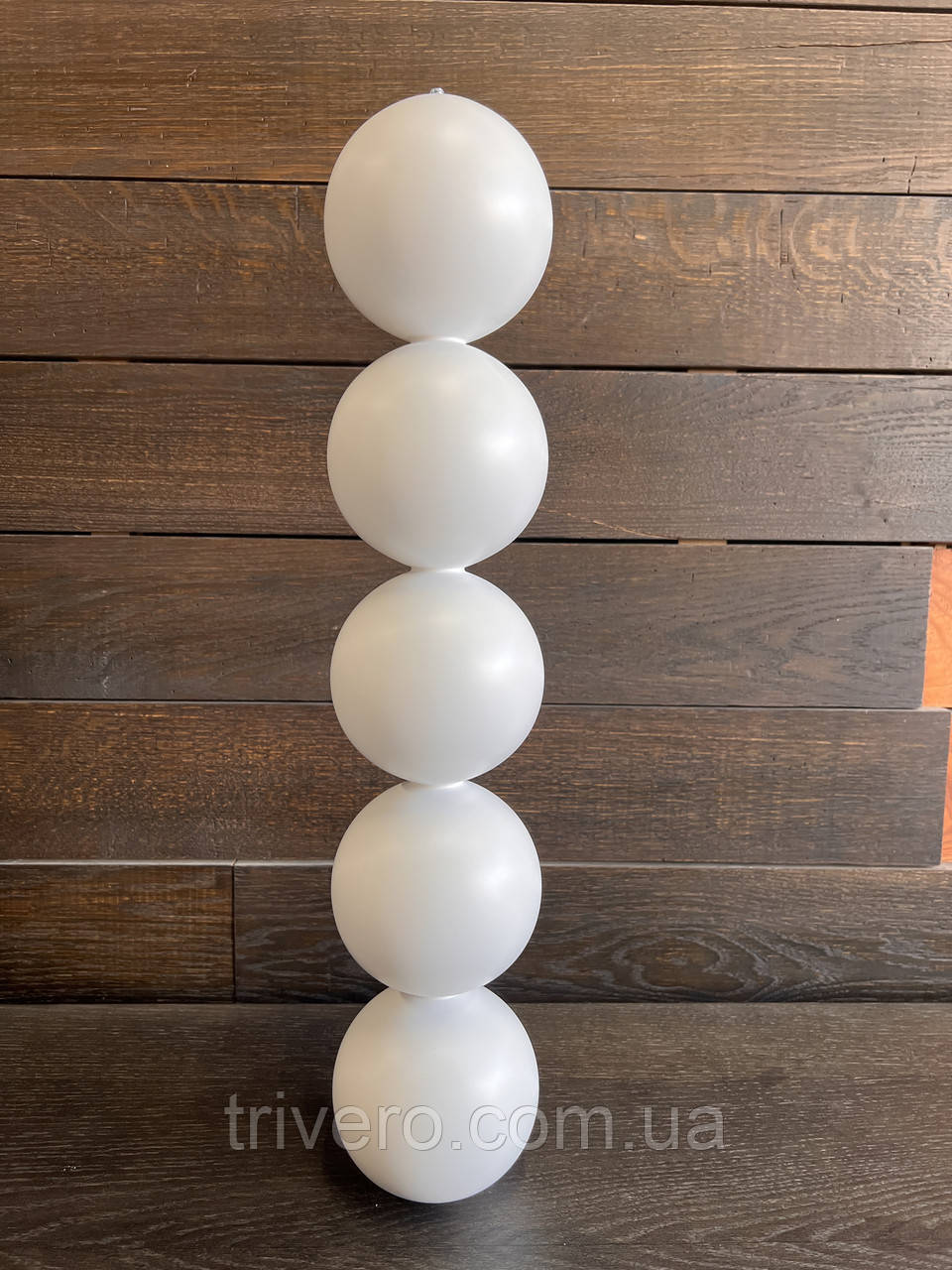 Меблеві ніжки і опори дерев'яні для столу кулі H.600 D.120 / Високі Кулі - 5, фото 1