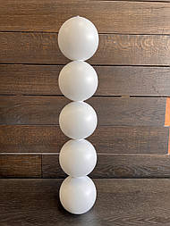 Меблеві ніжки і опори дерев'яні для столу кулі H.600 D.120 / Високі Кулі - 5