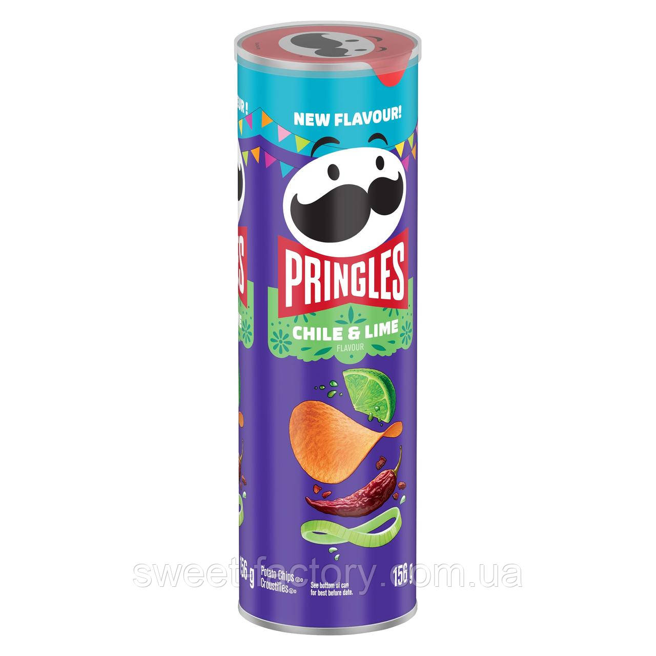 Чіпси Pringles Chile & Lime 156g, фото 1