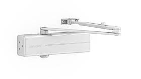 Доводчик дверний ASSA ABLOY DC140 з фіксацією білий