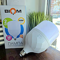 Високопотужна світлодіодна лампа BIOM 50W E27 6500К холодний білий