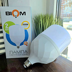 Високопотужна світлодіодна лампа BIOM 40W E27 6500К холодний білий, фото 1