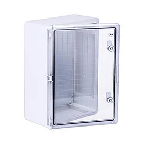 Розподільчий щит UEA Шафа удароміцна з ABS-пластика 300х200х130 МП, з прозорими дверцятами, IP65 UEA9021 UAE