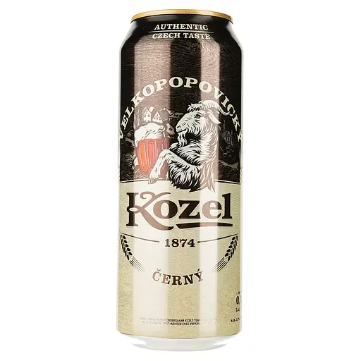 Пиво темне Velkopopovitsky Kozel темне 3.8% 0.5 л, фото 1