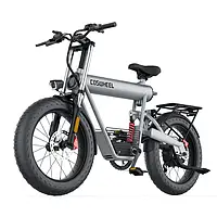 Електрофетбайк COSWHEEL T20 EBIKE 1500W-48V-20Ah 18650 Li-ion Battery шини 20"/20" купити дешево в Україні