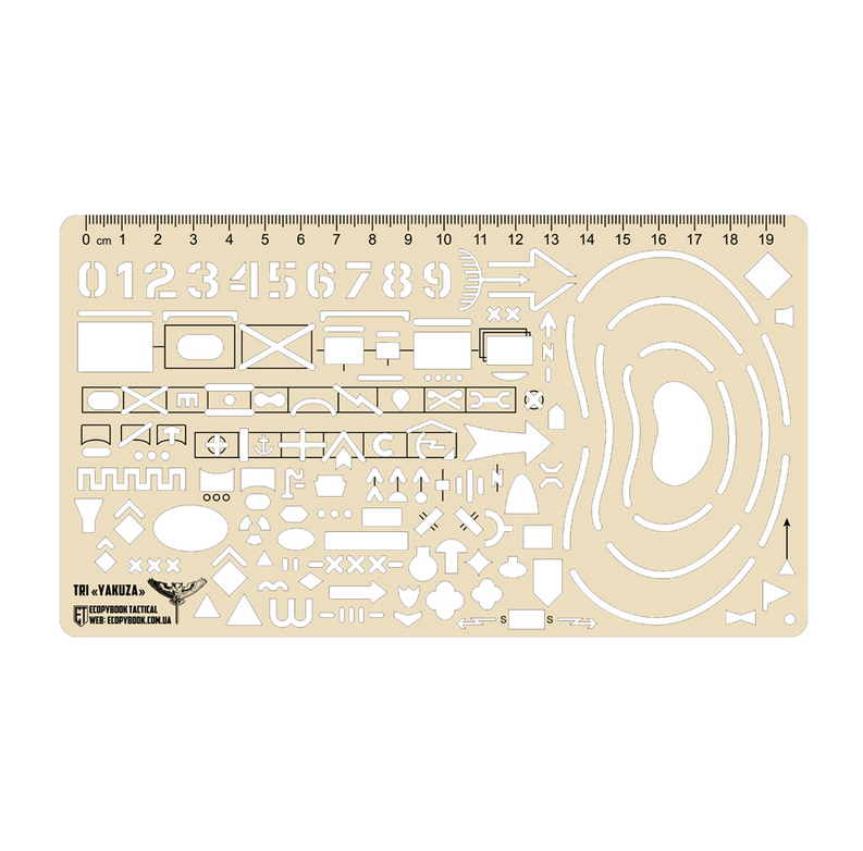 Линейка тактическая M-Tac Ecopybook Tactical ruler of an intelligence agent UA 10273020