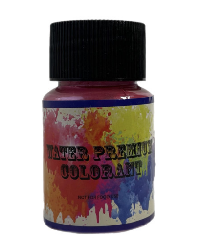 Насичений барвник для води Water Colourant - Red з блискітками