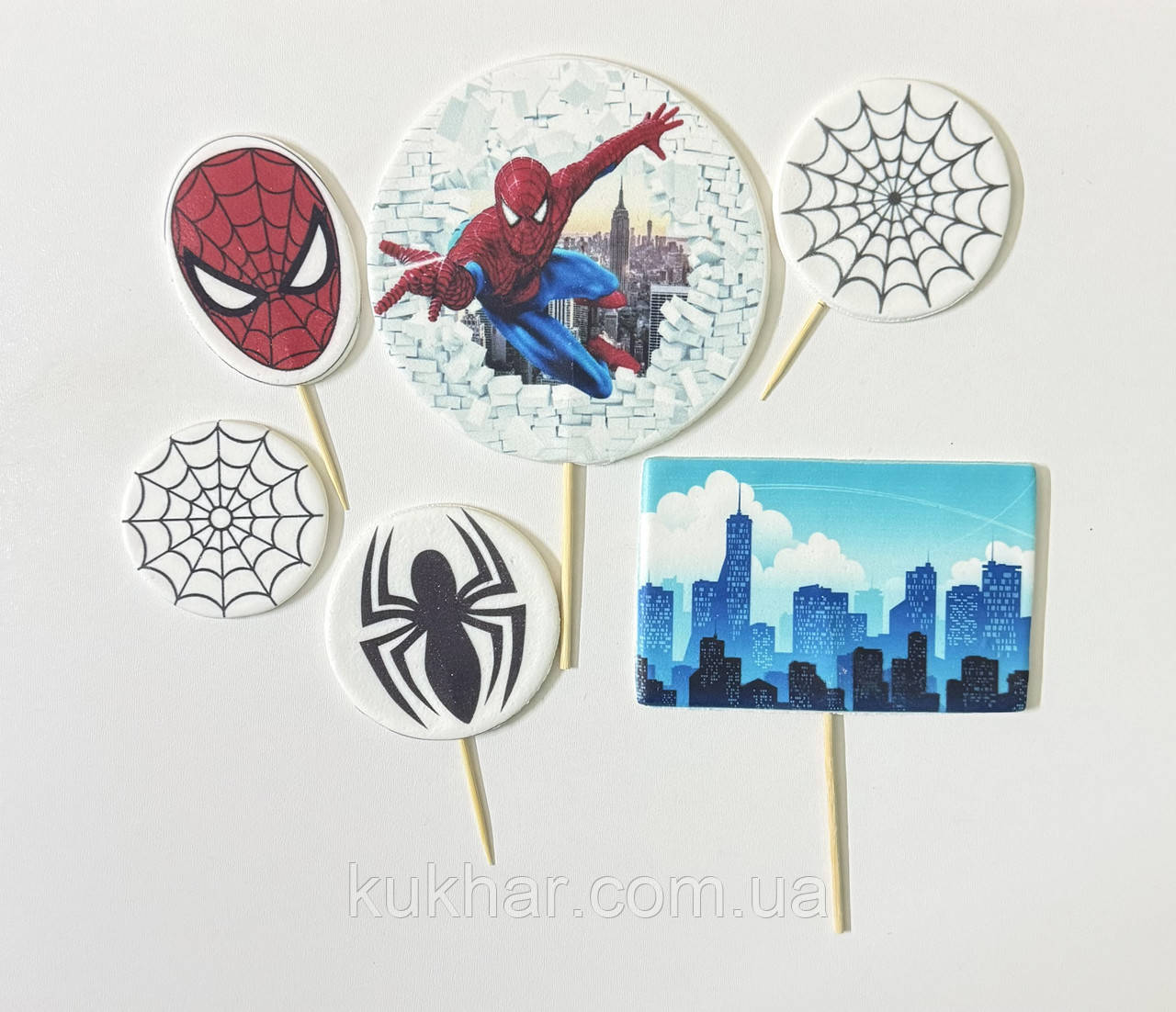 Прикраси на торт " Людина-павук", фото 1