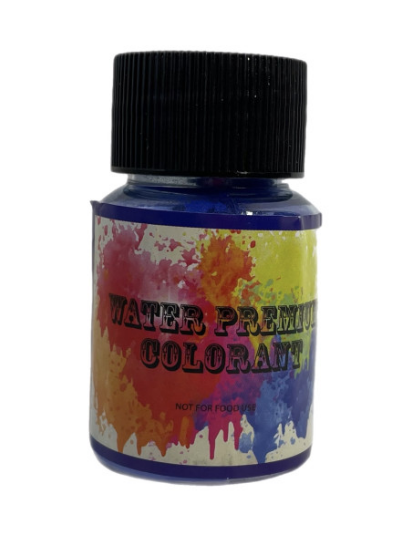 Насичений барвник для води Water Colourant - Blue з блискітками