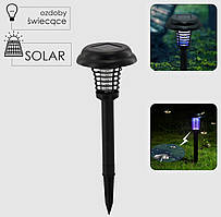 Сонячний садовий ліхтар для освітлення та знищення комах 13,8x13,8x42 см Garden Line SOL6117