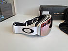 Гірськолижна маска Oakley Flight Deck M (XM) Matte White Prizm Snow Rose Gold + Кейс, фото 6