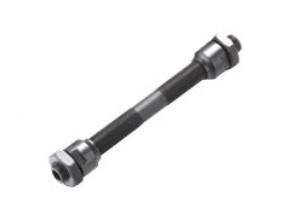 Вісь передня велосипедна Kenli KL-900-F, під ексцентрик, 108 мм, з конусами/гайками, фото 1