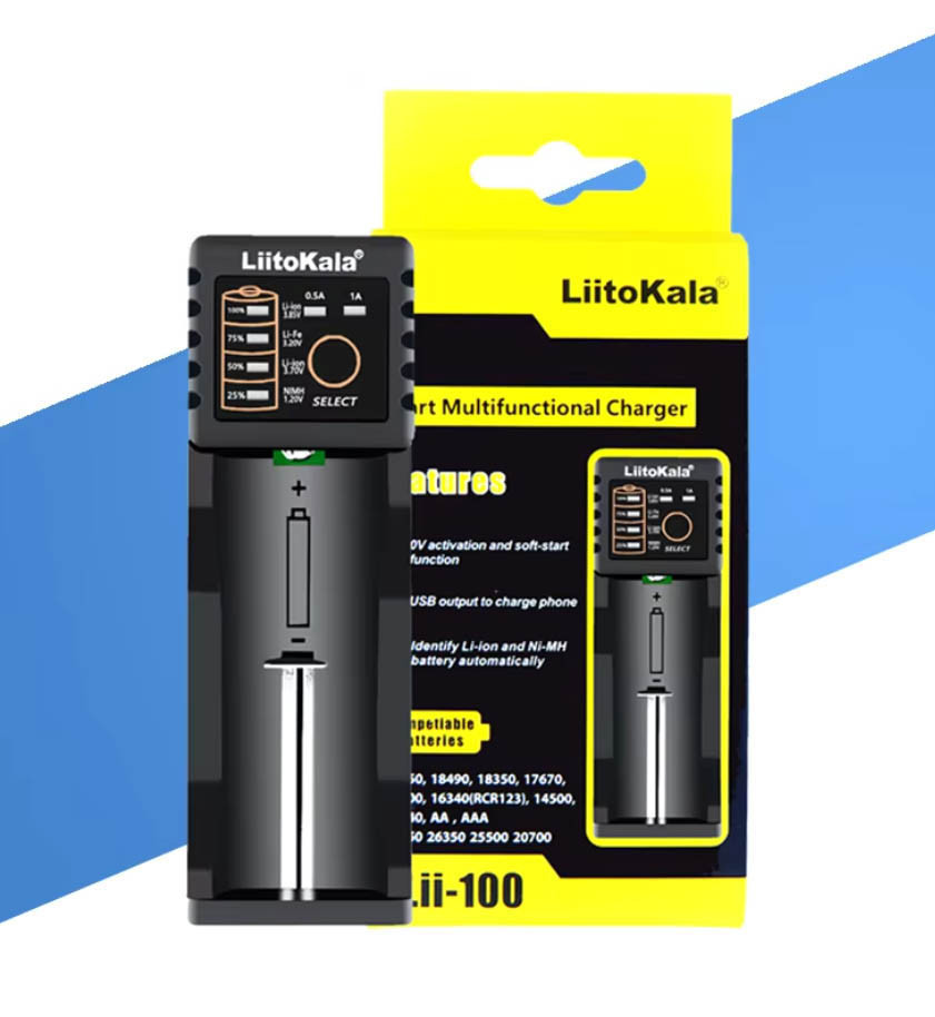 Зарядний пристрій для акумуляторів LiitoKala Lii-100