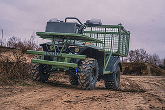 Електроквадроцикл вантажний HIMAKS Military Lite 72V 2500 W для військових