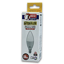 LED лампа Horoz свічка ULTRA-10 10W E27 3000K 001-003-0010-050, фото 6