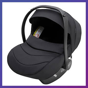 Дитяче автокрісло для новонароджених люлька-переноска група 0+ (0-13 кг) Adamex Cosmo F-49 Чорний