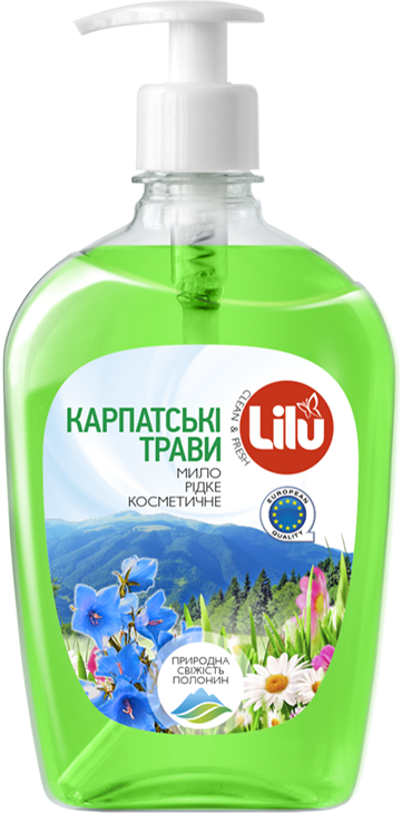 Мило рідке Lilu з дозатором 500мл