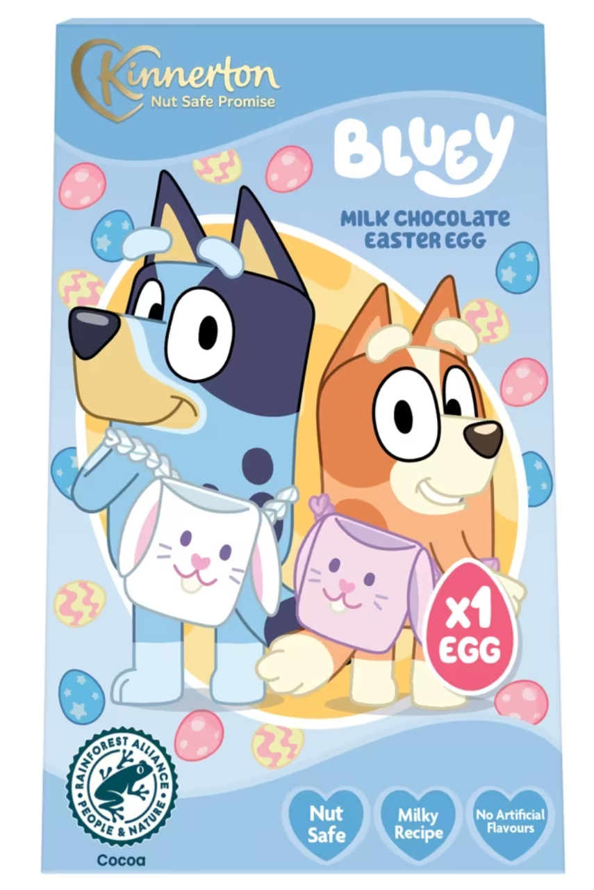 Шоколадне яйце та батончик Kinnerton Bluey Milk Chocolate Easter Egg 50г