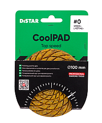 Алмазний диск, черепашка для сухого шліфування Distar CoolPAD #0 на липучці