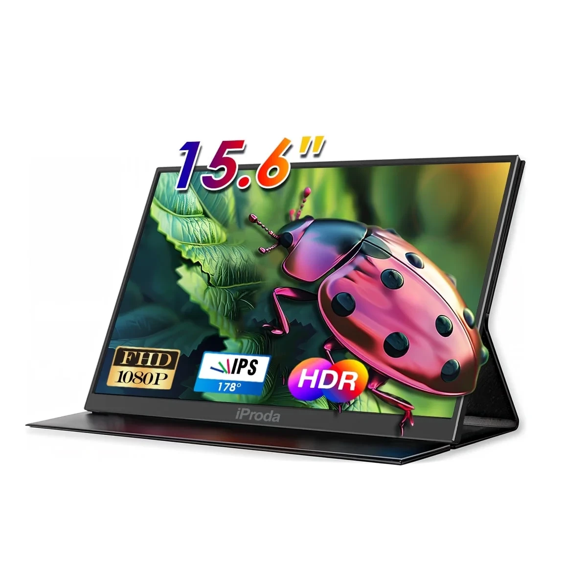 Портативный монитор Iproda 15,6", 1080P FHD IPS, для нaоутбука PS5/4 ...