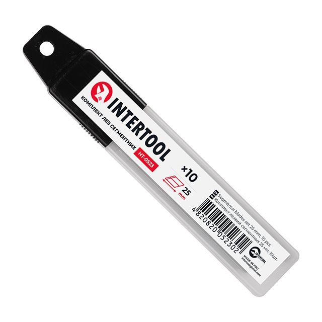 Комплект лез сегментних 25 мм, 10шт. INTERTOOL HT-0523