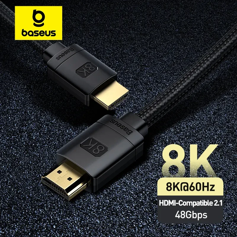 Кабель HDMI Baseus Ultra HD v2.1 8K 3m Black