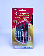 Набір екстракторів RapidE RED POINT 5pcs R5103 (Хром-молібденова сталь) для зламаних болтів