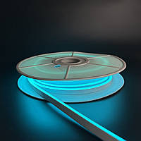Світлодіодний неон AVT 120R2835-12V-11W/m IP65 6x12mm SILICONE блакитний лід (ціна 1 м)