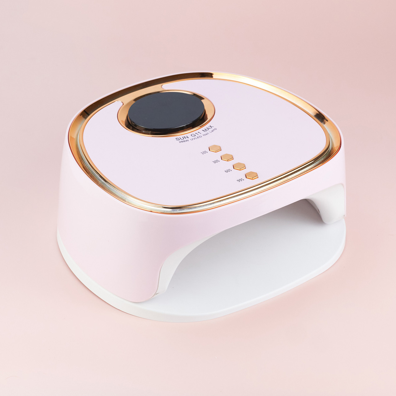 Лампа для сушіння гель-лаку UV/LED SUN G11 MAX потужністю 288 Вт (Pink)